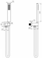Душевой набор VOLLE Cascada B65 (1586.170104) фото №2 — интернет-магазин Desire.md