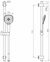 Set pentru duș VOLLE Cascada B70 (1586.170221) imaginea #2 — magazin online Desire.md
