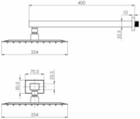 Душевая головка VOLLE Cascada R85 (1586.180104) фото №2 — интернет-магазин Desire.md