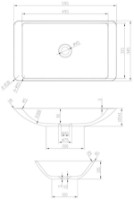 Lavoar VOLLE Solid Surface (13-40-859) imaginea #3 — magazin online Desire.md