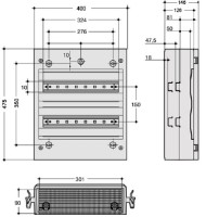 Электрический щиток Hager VB218MP фото №2 — интернет-магазин Desire.md