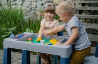 Măsuță pentru copii cu scaune Tega Baby Teggi Multifun (TI-011-173) Turquoise/Navy/Grey imaginea #2 — magazin online Desire.md