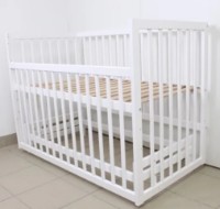 Кроватка Кузя София Белый на маятнике фото №6 — интернет-магазин Desire.md