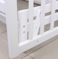 Кроватка Кузя София Белый на маятнике фото №2 — интернет-магазин Desire.md