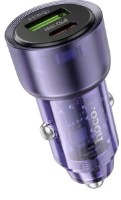 Автомобильная зарядка Hoco Z52 Spacious PD38W Purple