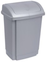 Урна Plast Team Swing 1342 10L Silver фото №1 — интернет-магазин Desire.md