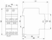 Ограничитель импульсных перенапряжений IEK MOP20-2-C фото №2 — интернет-магазин Desire.md