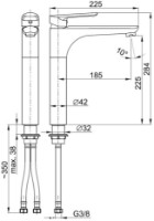 Baterie lavoar Armatura Tanzanit (97787) imaginea #2 — magazin online Desire.md