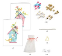 Set bijuterii pentru copii Djeco Letter Threading DJ00012 imaginea #2 — magazin online Desire.md