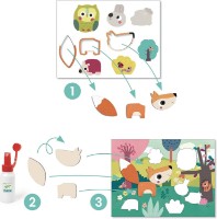 Набор для творчества Djeco Collage Carton DJ09874 фото №2 — интернет-магазин Desire.md