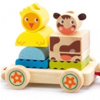 Jucarie de impins si tras Djeco Creaferme DJ06314 imaginea #3 — magazin online Desire.md