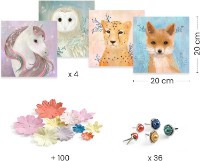 Set pentru creativitate Djeco Floral Wreaths DJ09454 imaginea #2 — magazin online Desire.md