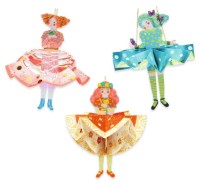 Набор для декорирования Djeco Paper Dresses DJ09453