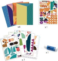 Set pentru creativitate Djeco Square Heads DJ09377 imaginea #6 — magazin online Desire.md