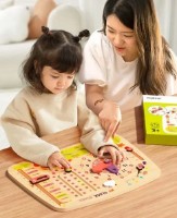 Joc educativ Mideer Calendar with Clock MD4251 imaginea #4 — magazin online Desire.md