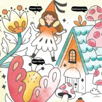 Раскраска для детей Gamma Enchanted Garden (MD4195) фото №5 — интернет-магазин Desire.md