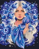 Картина по номерам Brushme Она - Зима (BS53866) фото №1 — интернет-магазин Desire.md