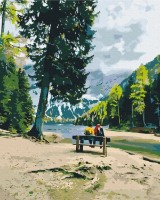 Tablou pe numere Brushme Путешественники (BS53778)