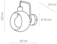 Candelabru de perete Tk-Lighting Cyklop TK-2740 imaginea #2 — magazin online Desire.md