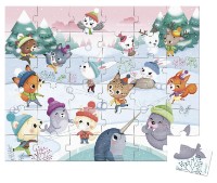 Пазл Janod 36 Snow Party J02647