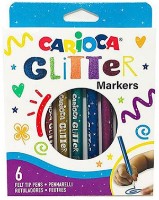 Набор фломастеров Carioca Glitter (53248) 6pcs