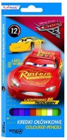 Creioane colorate Cars 18cm (53165) 12pcs imaginea #1 — magazin online Desire.md