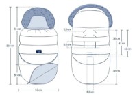Детский зимний чехол La Millou Combo Black фото №8 — интернет-магазин Desire.md