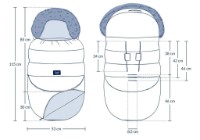 Детский зимний чехол La Millou Combo Royal Navy фото №4 — интернет-магазин Desire.md