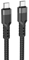 USB Кабель Hoco U110 Type-C to Type-C 60W Black