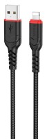 Cablu USB Hoco X59 Victory Lightning 2m Black