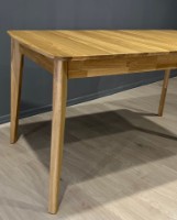 Обеденный стол MobiCasa Mary 120/160x80 Natur Wax фото №5 — интернет-магазин Desire.md