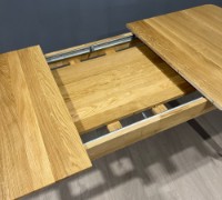 Обеденный стол MobiCasa Mary 120/160x80 Natur Wax фото №2 — интернет-магазин Desire.md