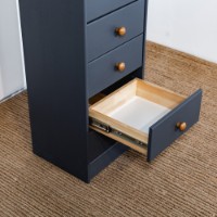 Комод MobiCasa Lia 3 43x35x104 Graphite/Antic фото №4 — интернет-магазин Desire.md