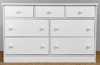 Comodă MobiCasa Lia 7 116x35x73 White imaginea #1 — magazin online Desire.md