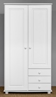 Шкаф MobiCasa Dumbo 2 99x52x183 White фото №1 — интернет-магазин Desire.md