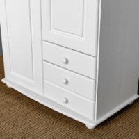 Шкаф MobiCasa Dumbo 2 99x52x183 White фото №3 — интернет-магазин Desire.md