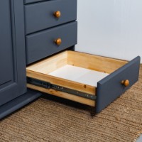 Dulap MobiCasa Dumbo 3 141x52x183 Graphit/Antic imaginea #3 — magazin online Desire.md