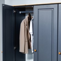 Dulap MobiCasa Dumbo 3 141x52x183 Graphit/Antic imaginea #6 — magazin online Desire.md