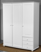 Dulap MobiCasa Dumbo 3 141x52x183 White imaginea #2 — magazin online Desire.md