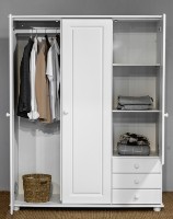 Dulap MobiCasa Dumbo 3 141x52x183 White imaginea #4 — magazin online Desire.md