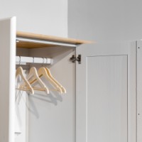 Dulap MobiCasa Dumbo 3 141x52x183 White/Antic imaginea #5 — magazin online Desire.md