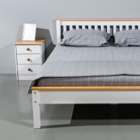 Кровать MobiCasa Hercules 160x200 White/Antic фото №4 — интернет-магазин Desire.md