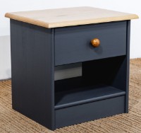 Прикроватная тумба MobiCasa Lia 0 43x42x35 Graphit/Antic фото №3 — интернет-магазин Desire.md