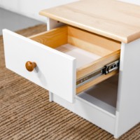 Прикроватная тумба MobiCasa Lia 0 43x42x35 White/Antic фото №3 — интернет-магазин Desire.md