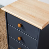 Прикроватная тумба MobiCasa Lia 2 43x58x35 Graphit/Antic фото №2 — интернет-магазин Desire.md