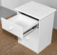 Noptieră MobiCasa Lia 2 43x58x35 White imaginea #3 — magazin online Desire.md