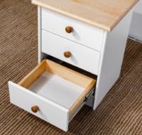 Прикроватная тумба MobiCasa Lia 2 43x58x35 White/Antic фото №3 — интернет-магазин Desire.md