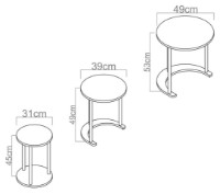 Журнальный столик Moda Life Anfora Coffe 3 in 1 фото №3 — интернет-магазин Desire.md