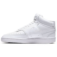 Bocanci pentru dame Nike Wmns Court Vision Mid Triple White, s.41 imaginea #2 — magazin online Desire.md