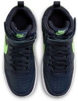 Ботинки детские Nike Court Borough Mid 2 Gs Dark Obsidian/White/Lime Blast, s.39 фото №4 — интернет-магазин Desire.md